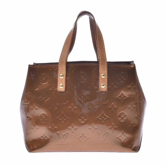 Louis Vuitton Handbags - LOUIS VUITTON Vernis Lead Bron White Monogram Handbag C